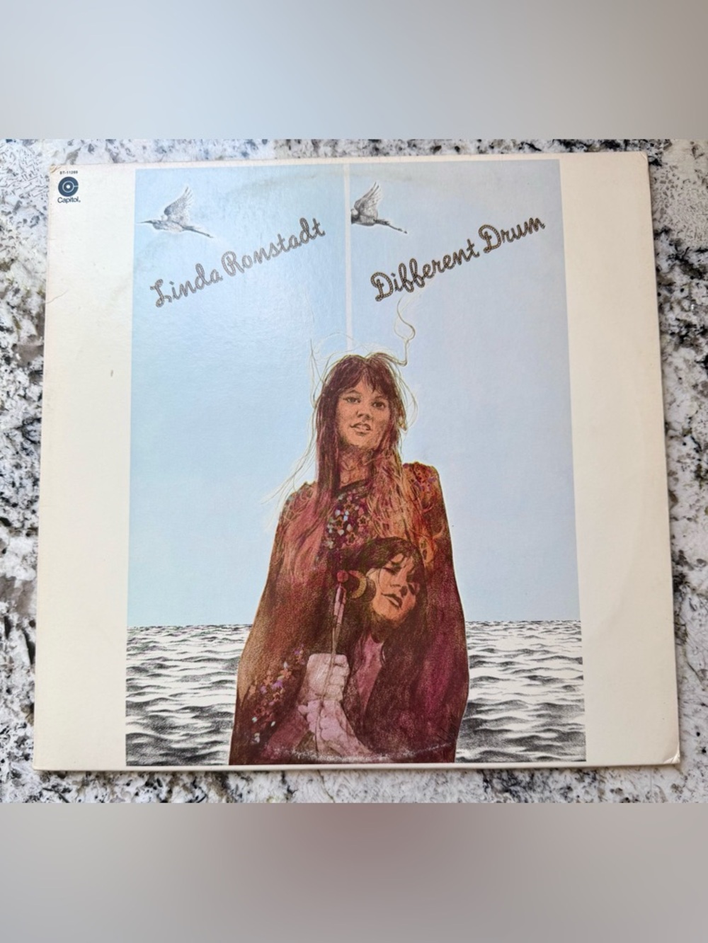 Linda Ronstadt _Different Drum_Vinyl LP Record_Original 1974 Pressing